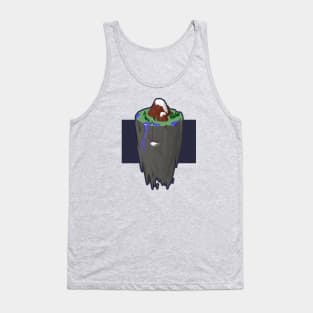 Floating Lo-Poly 3D Minimalist Island Tank Top